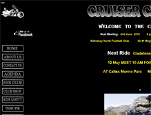 Tablet Screenshot of cruiserclub.com.au